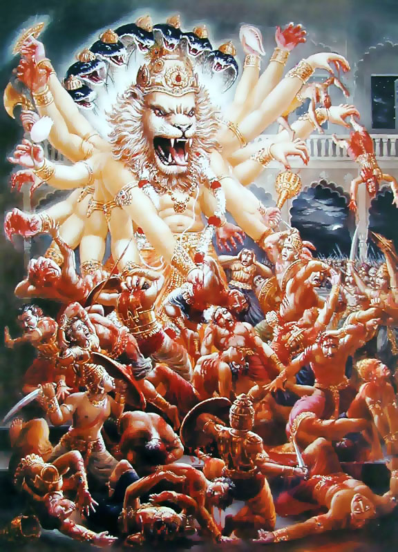 भक्त की रक्षा करने वले, नृसिंह