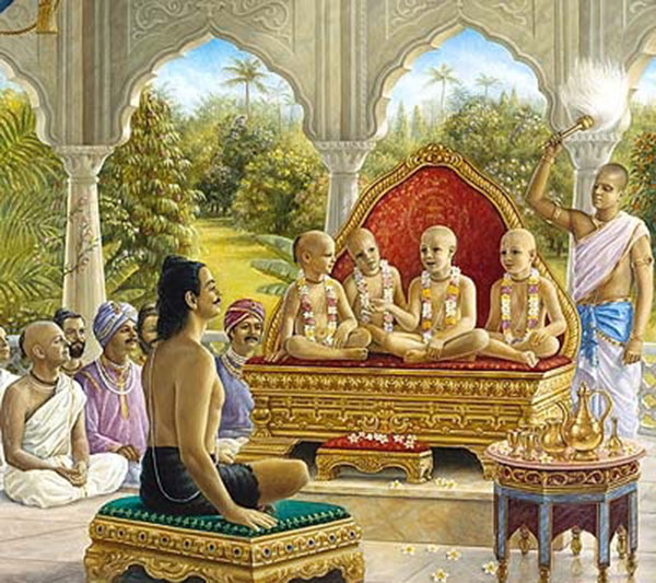 राजा परीक्षित को सनकादि कुमारों का उपदेश राजा परीक्षित को सनकादि कुमारों का उपदेश